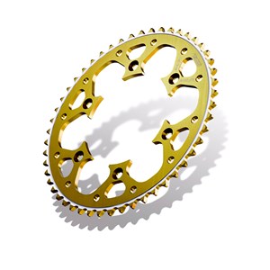 SPROCKET REAR RADIALITE KAWASAKI  KX125/250 80-08,  KX250F/450F 04-23  50T GOLD